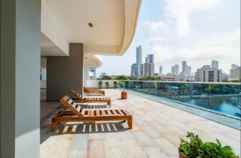 公寓 Apartamento Lujoso A Un Minuto De La Playa Del Laguito, La Mejor Playa De Cartagena De Indias公寓 哥伦比亚