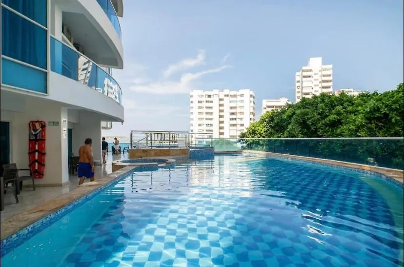 Apartamento Apartamento Lujoso A Un Minuto De La Playa Del Laguito, La Mejor Playa De Cartagena De Indias 0*,